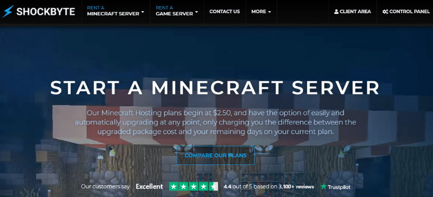 Shockbyte Minecraft Hosting Review