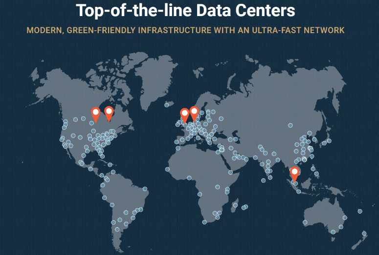 SiteGround Data Center Server Locations