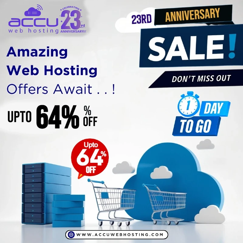 AccuWebHosting Anniversary Sale