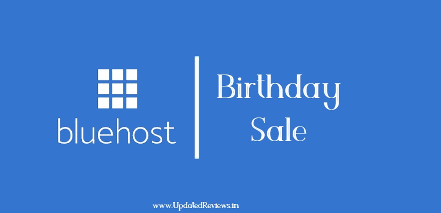 Bluehost birthday Sale
