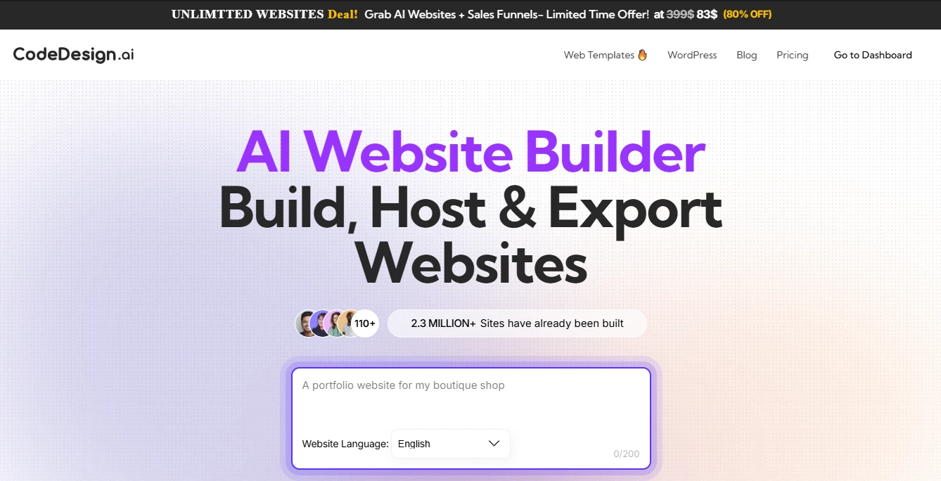 CodeDesign.ai Coupons