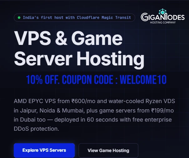 GigaNodes Coupons & Promo Codes 2026 GigaNodes Coupons and Deals