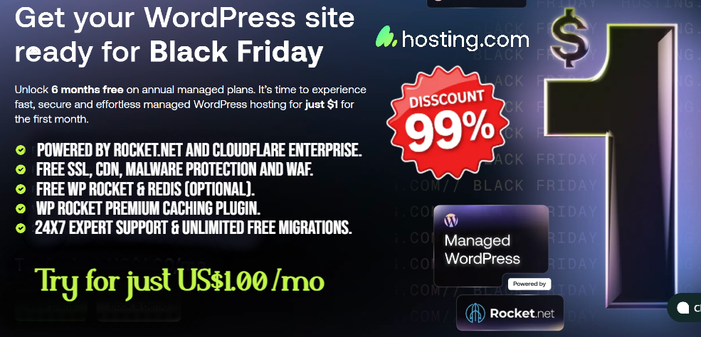 Hosting.com Black Friday Deals 2025