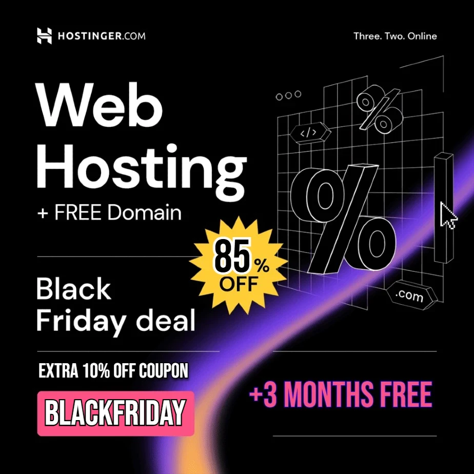 Hostinger Black Friday Deals 2025