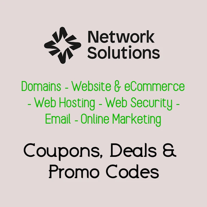 Network Solutions Promo Codes Network Solutions Coupon Codes